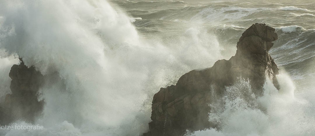 Sturm an der Cote sauvage