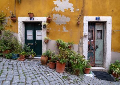 Alte Fassade im Fischerviertel, Fotoreise Lissabon